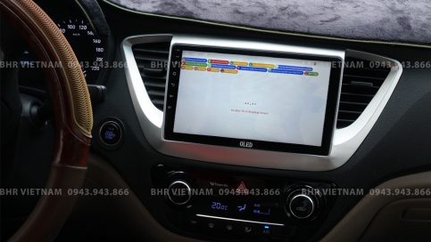 Màn hình DVD Oled C2 New Hyundai Accent 2017 - 2020 tích hợp camera lùi